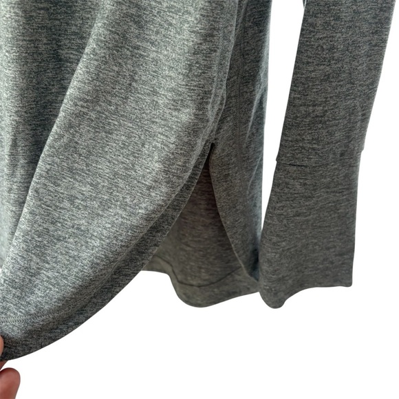 Athleta Uptempo Pullover Sweatshirt Hoodie Grey Size Medium - Picture 6 of 8